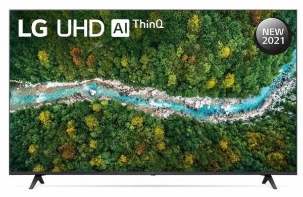 LG 50" UHD 4K TV UP77 SERIES, CINEMA SCREEN DESIGN 4K ACTIVE HDR WEBOS SMART AI THINQ