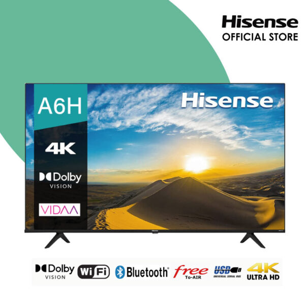 HISENSE - 65A6H 65 INCH 4K UHD SMART TV