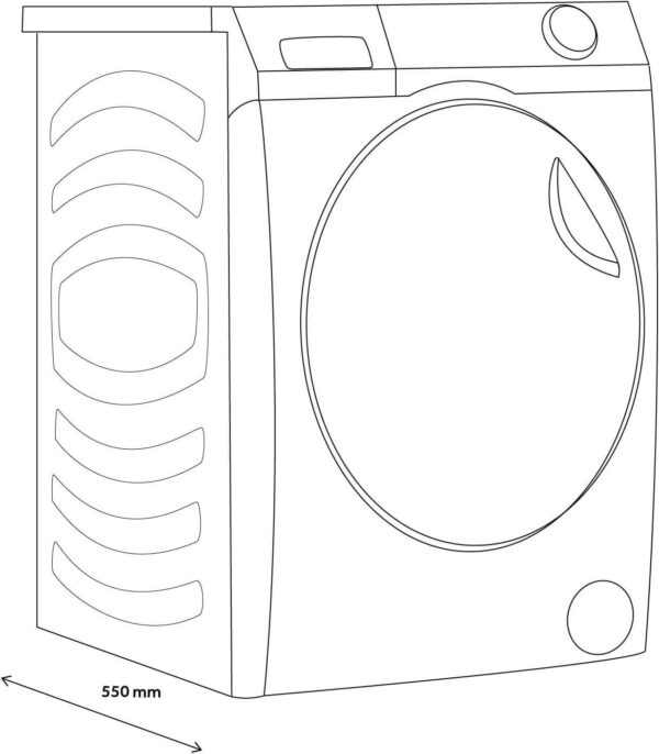 HAIER - HWD120-B14979S8U1 12kg Wash 8kg Dry Freestanding Washer Dryer - Image 2